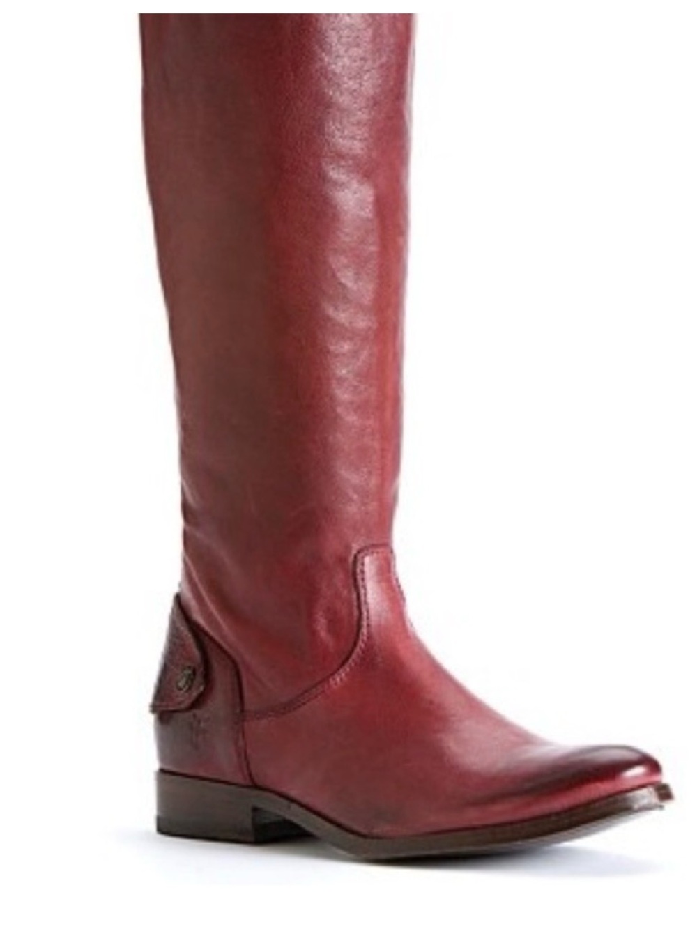 Frye Melissa button back zip boot